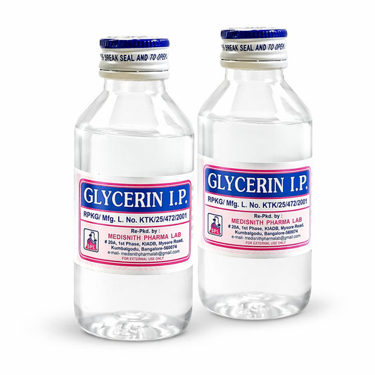 Pack of 2 pure glycerine bottles with clean white background product image